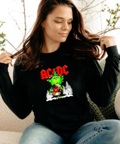 Grinch Acdc 2023 Merry Christmas Long Sleeve