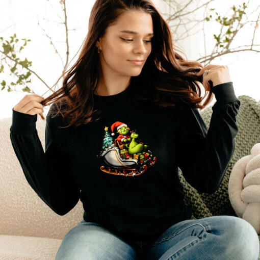 Grinch Sleigh Christmas Long Sleeve