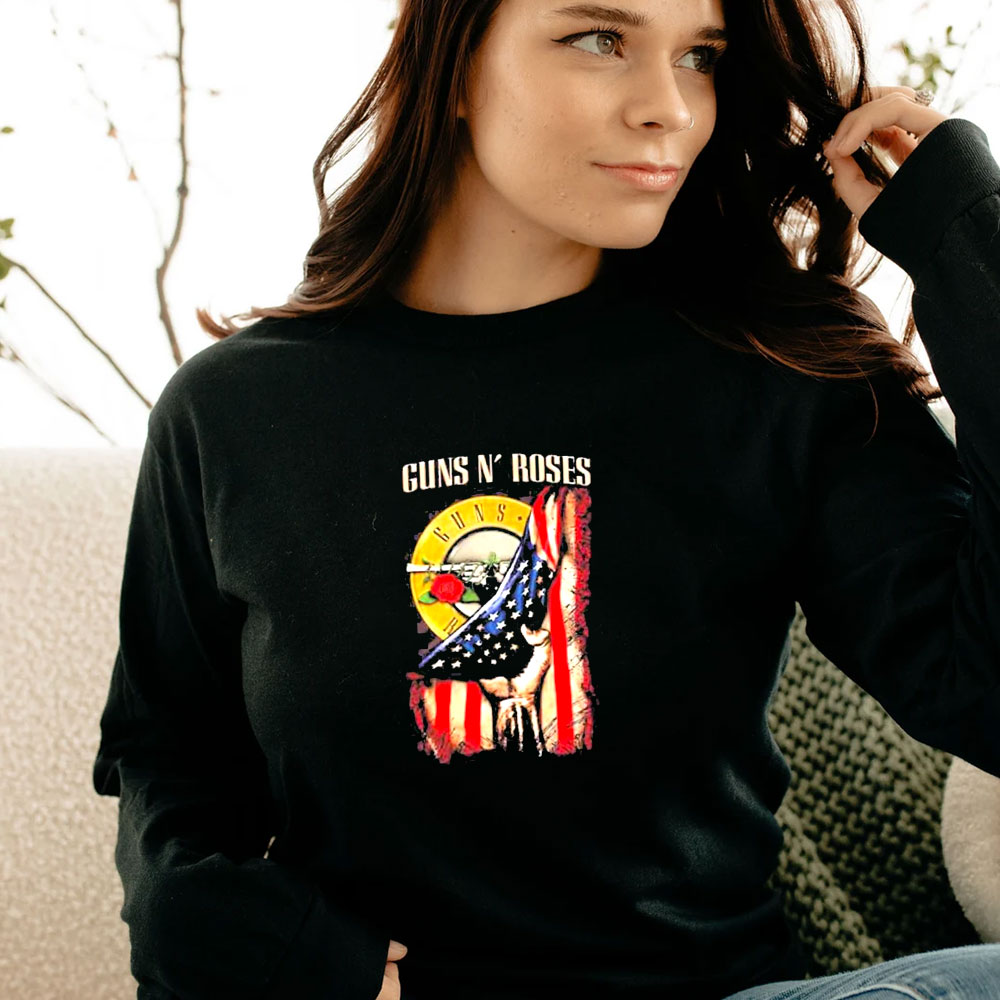 Guns N’ Roses American Flag 2024 Long Sleeve