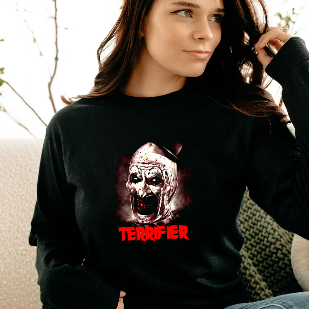 Halloween Terrifier The Clown Horror Long Sleeve