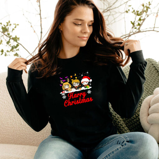 Harry Potter Happy Christmas Cartoon Long Sleeve