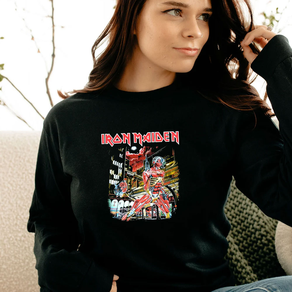 Iron Maiden 1986 Somewhere In Time Long Sleeve