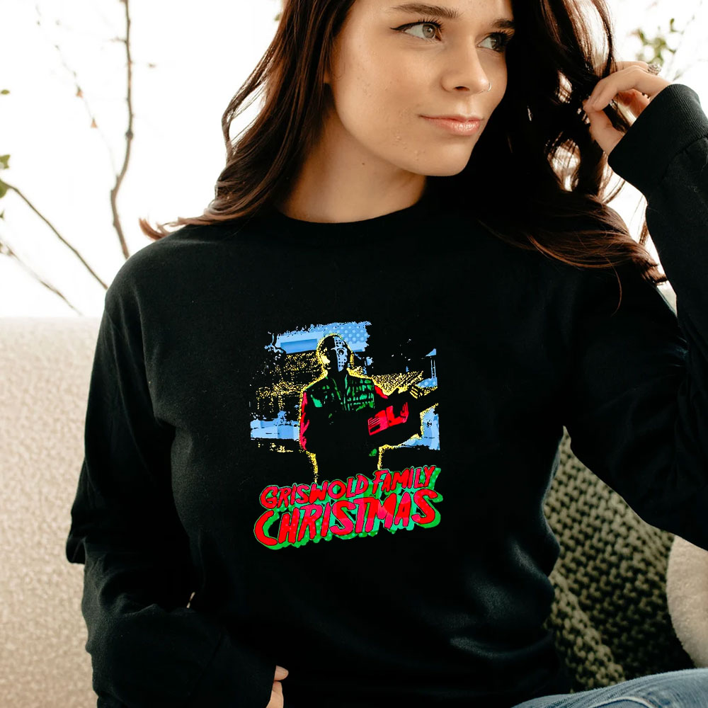 Jason Voorhees Griswold Family Christmas Long Sleeve