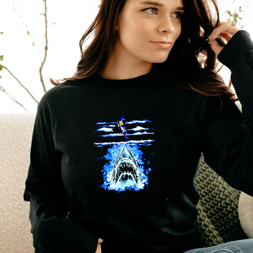 Jaws Batman Shark Repellent Long Sleeve