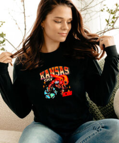 Kansas City Football Player Retro Long Sleeve