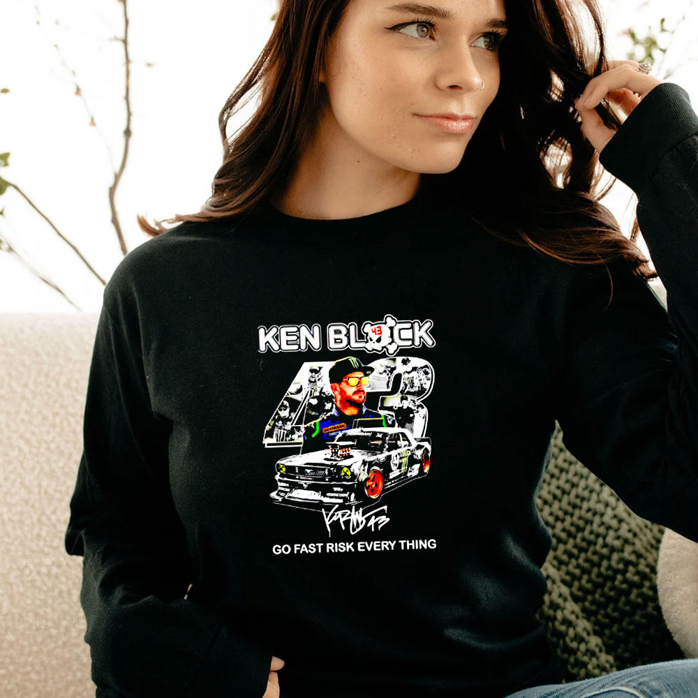 Ken Block Go Fast Risk Everything Signature 2023 Long Sleeve