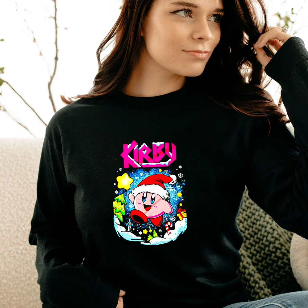 Kirby Christmas Hail To Te Snow Long Sleeve