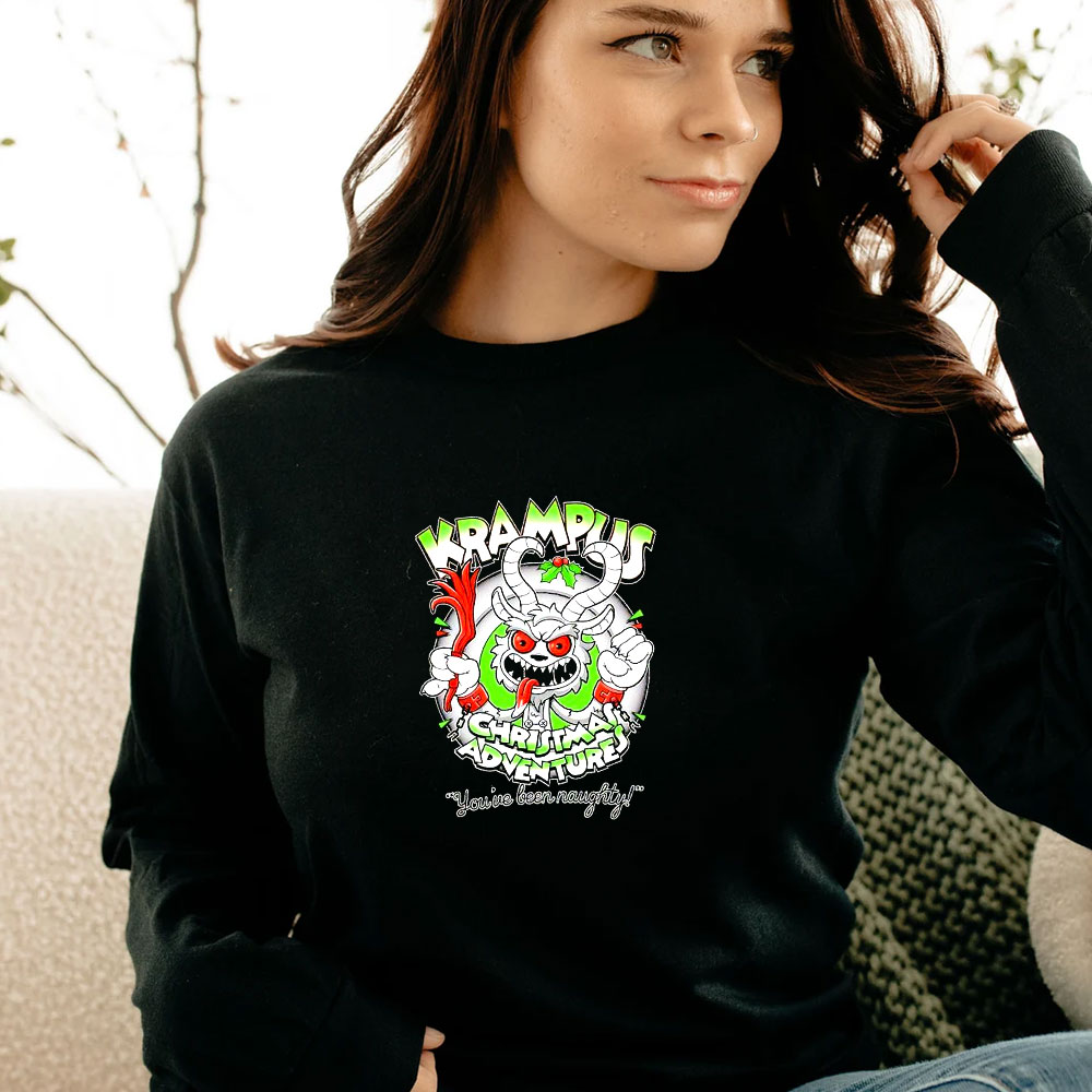 Krampus Looney Tunes Christmas Long Sleeve