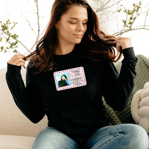 License Of Travel Card Olivia Rodrigo Long Sleeve