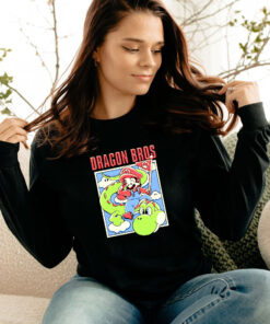 Mario And Yoshi X Dragon Ball Dragon Bros Comic Long Sleeve