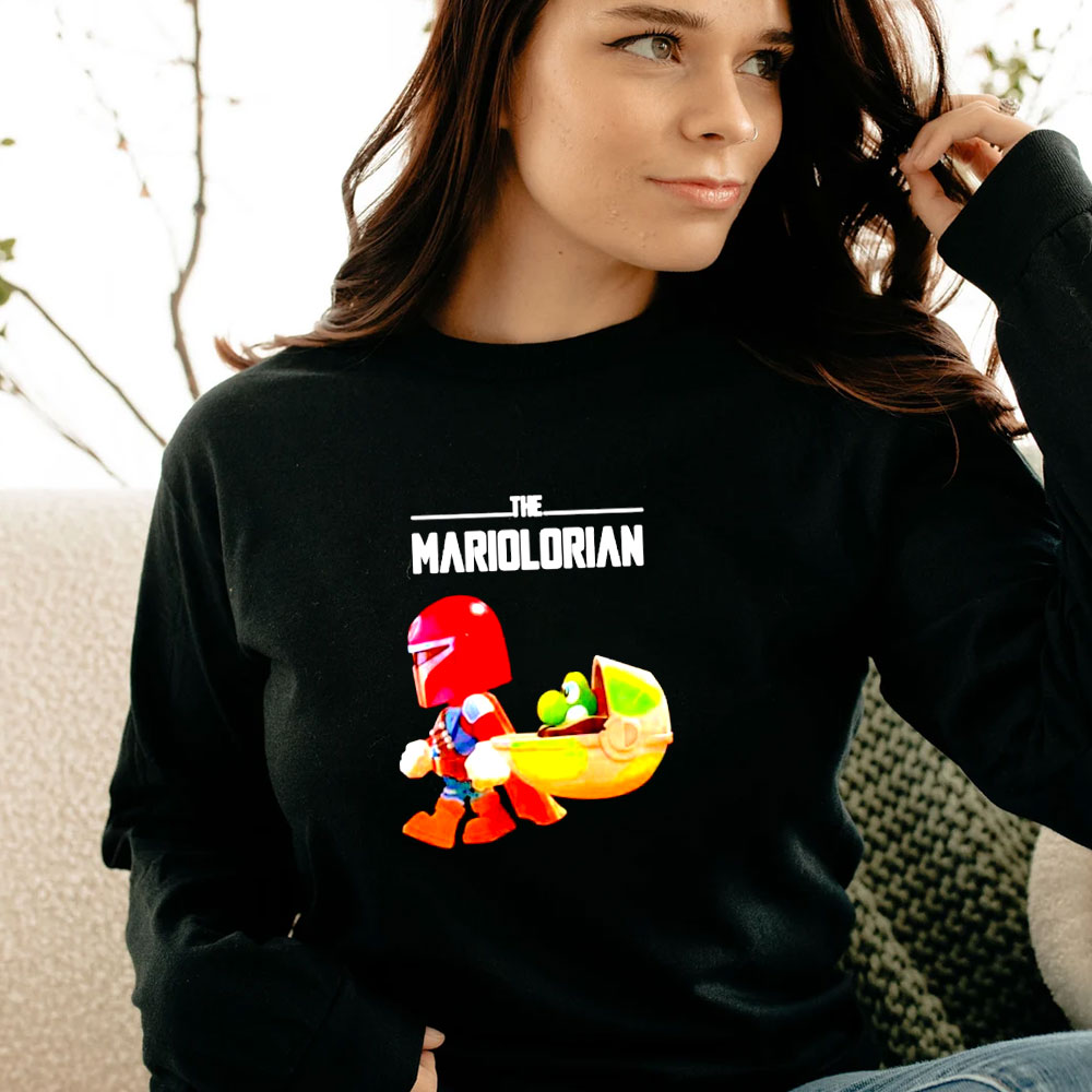 Mario Game Funny Collab The Mariolorian Long Sleeve