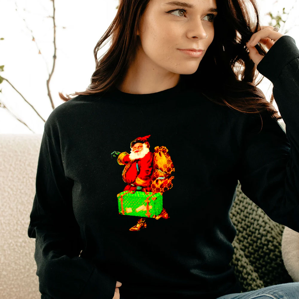 Market Designer Santa Funny Christmas Long Sleeve