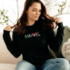 Marvel Hero Letters Logo Long Sleeve