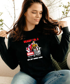 Marvel Studios Deadpool 3 Ryan Reynolds And Wolverines Long Sleeve