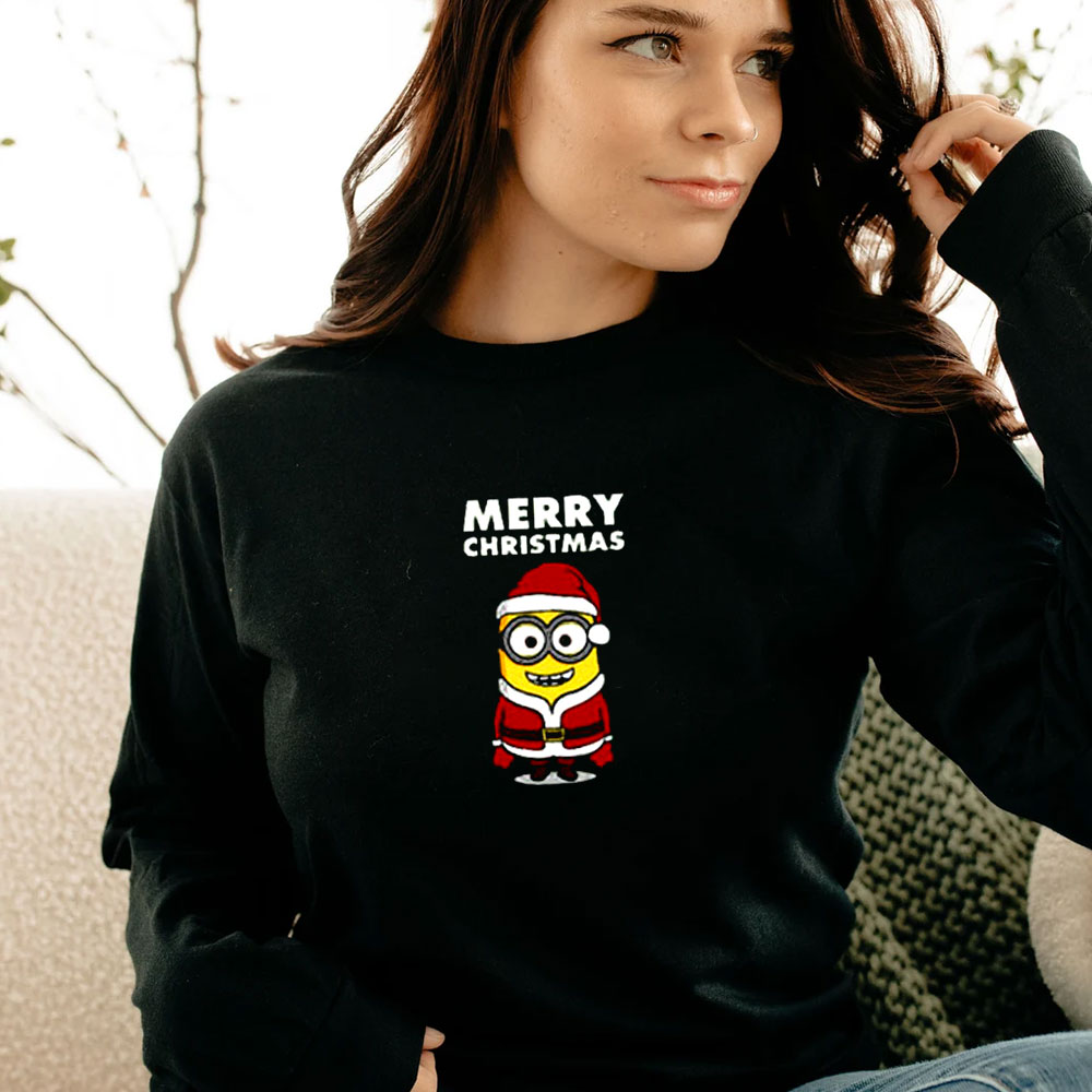 Minion Merry Christmas Long Sleeve