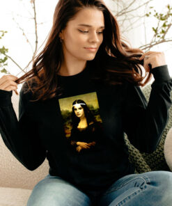 Mona Lisa Da Vinci Parody Lana Del Rey Long Sleeve