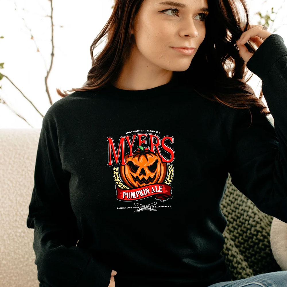 Myers Pumpkin Ale Michael Myers Halloween Long Sleeve