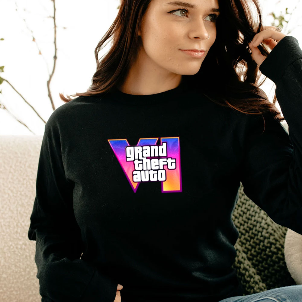 New Rare Grand Theft Auto Long Sleeve