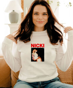 Nicki Minaj Sticking Out Tongue Long Sleeve