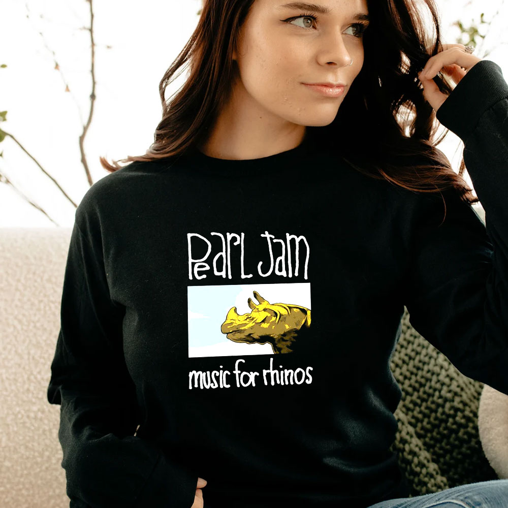 Pearl Jam Music For Rhinos Graphic Long Sleeve