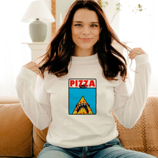 Pizza Jaws Parody Long Sleeve