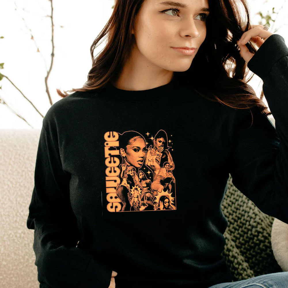 Portrait Saweetie Tap Vintage Long Sleeve