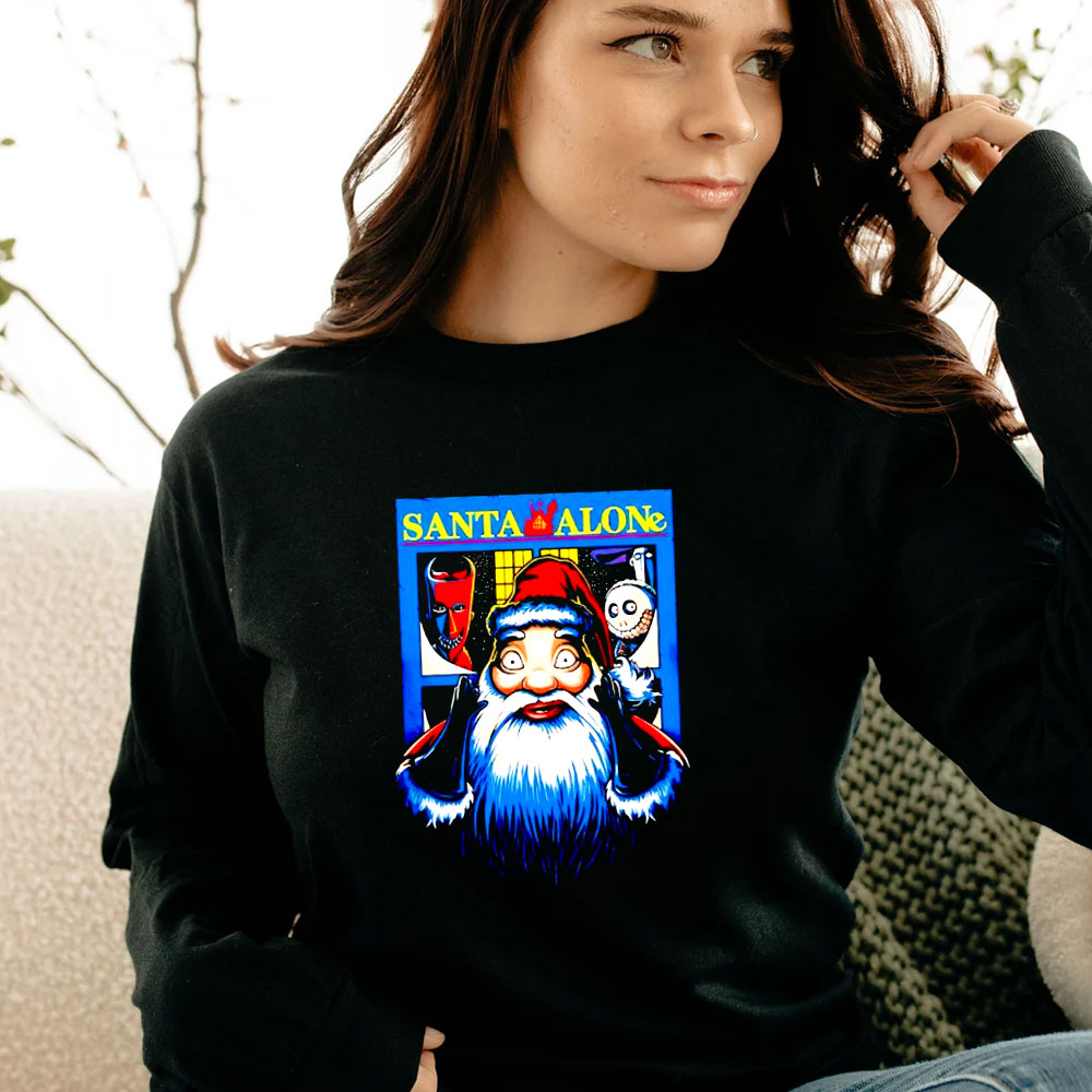 Santa Claus X Home Alone Santa Alone Long Sleeve