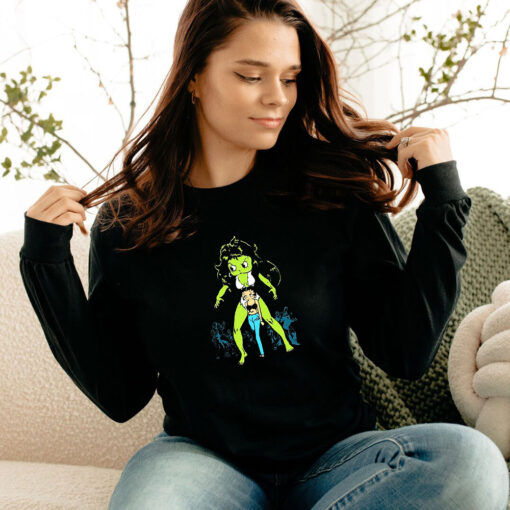 She Hulk Betty Boop Meme Long Sleeve