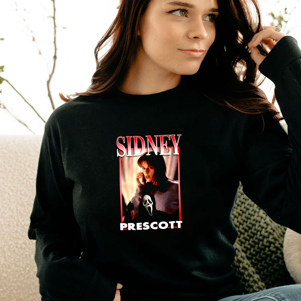 Sidney Prescott Scream Tribute Vintage Long Sleeve