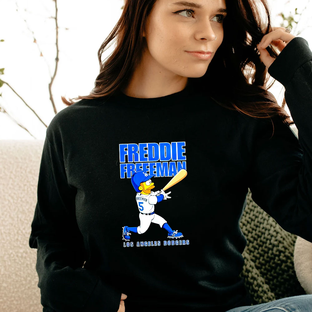 Simpson Los Angeles Dodgers Freddie Freeman Long Sleeve