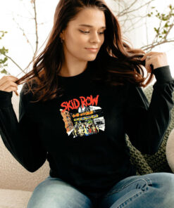 Skid Row Youth Gone Wild With Band Member Names Long Sleeve