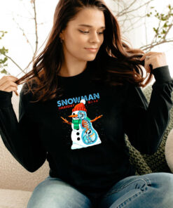 Snowman Anatomy Xmas Long Sleeve