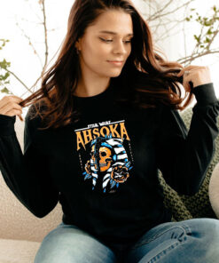 Star Wars Ahsoka Tano Skull Rebel Outcast Jedi Long Sleeve