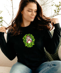 Stoner Sloth Smoking In Weed Garden Long Sleeve