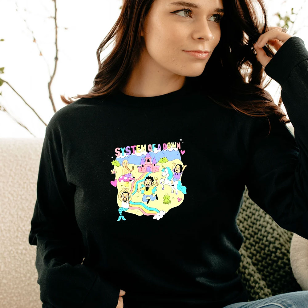 System Of A Down Cute Cartoon Long Sleeve