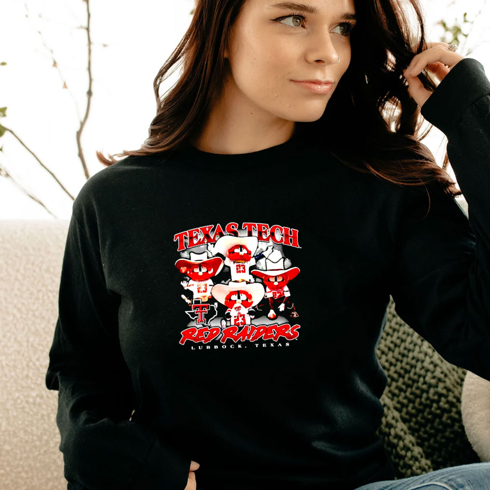 Texas Tech Raider Red Poses 2023 Long Sleeve