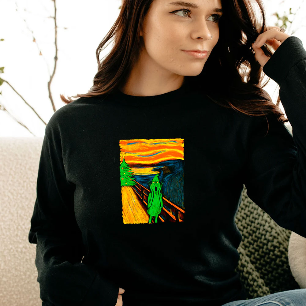 The Scream Of The Grinch Chirsmas Long Sleeve