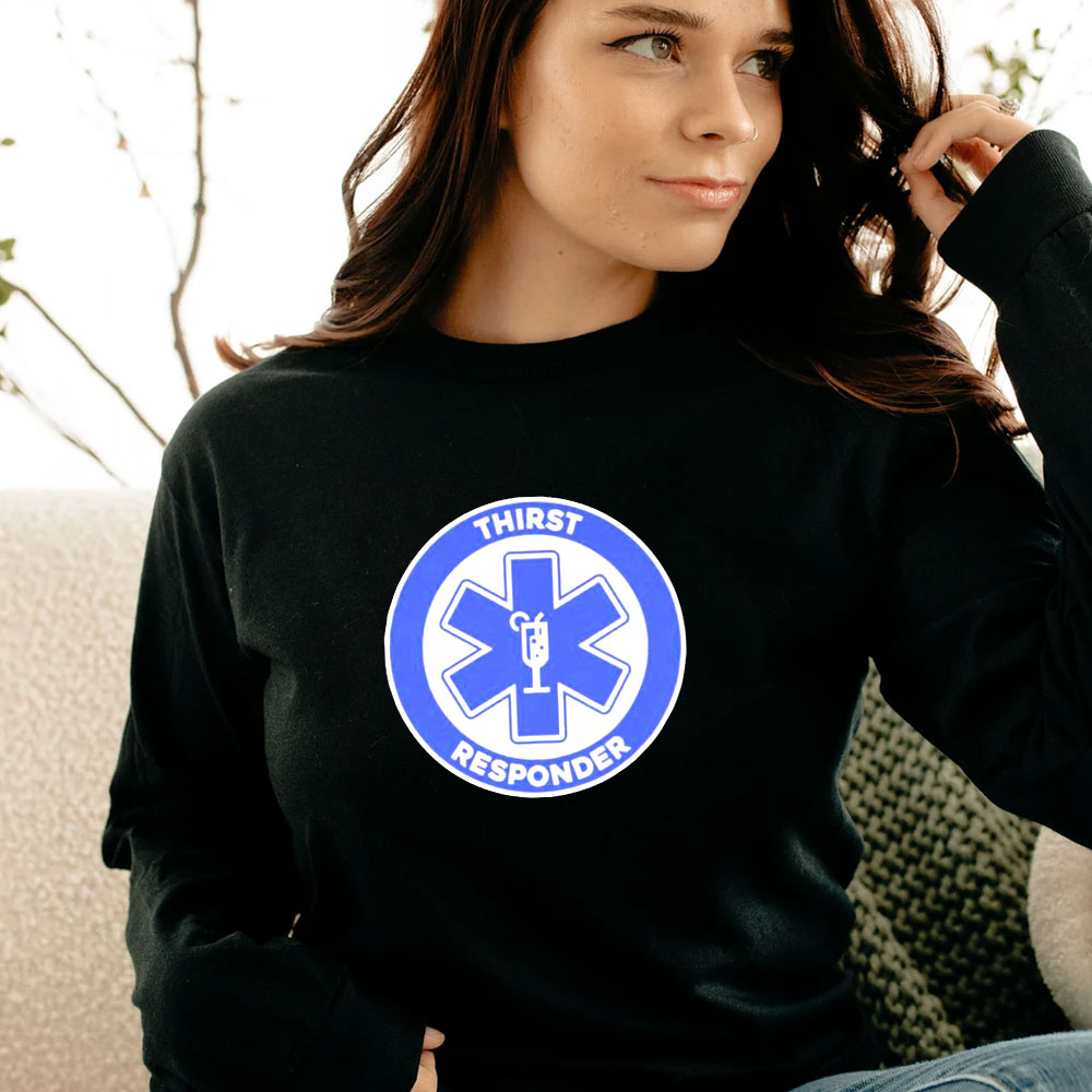 Thirst Responder Logo Long Sleeve