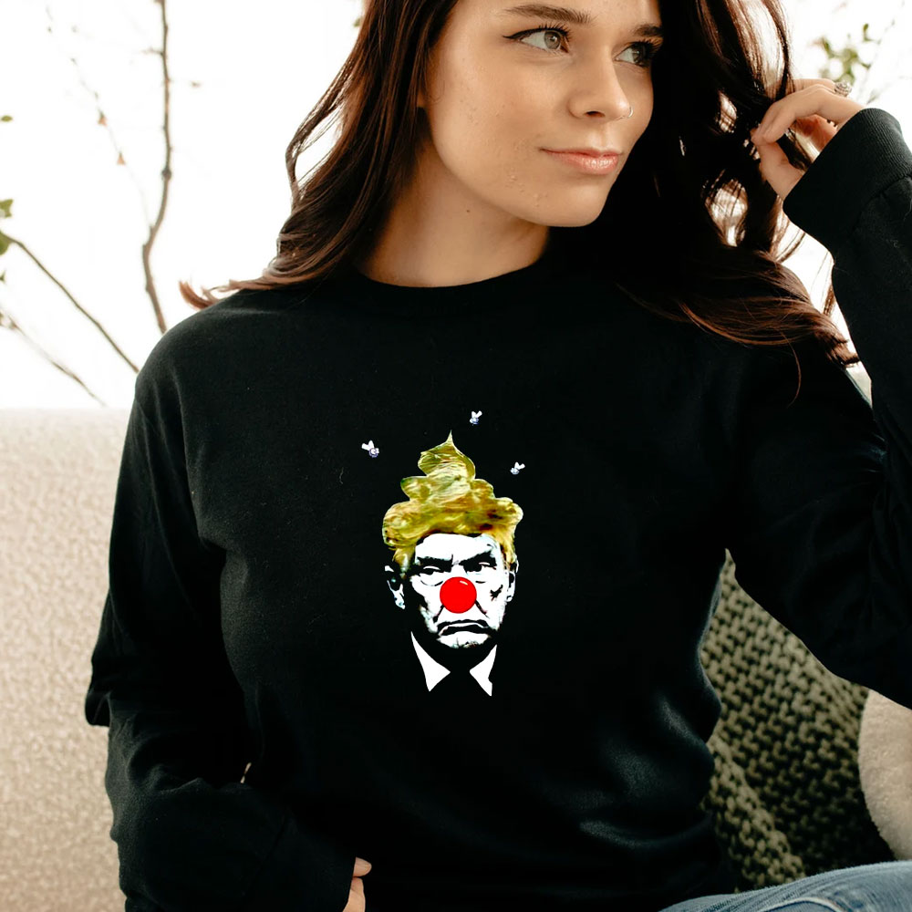 Trump Smells Bad Clown Long Sleeve