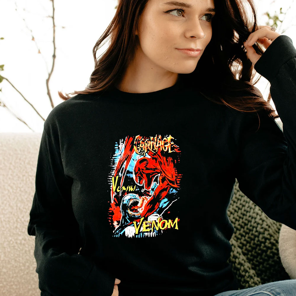 Venom VS Carnage V2 Long Sleeve