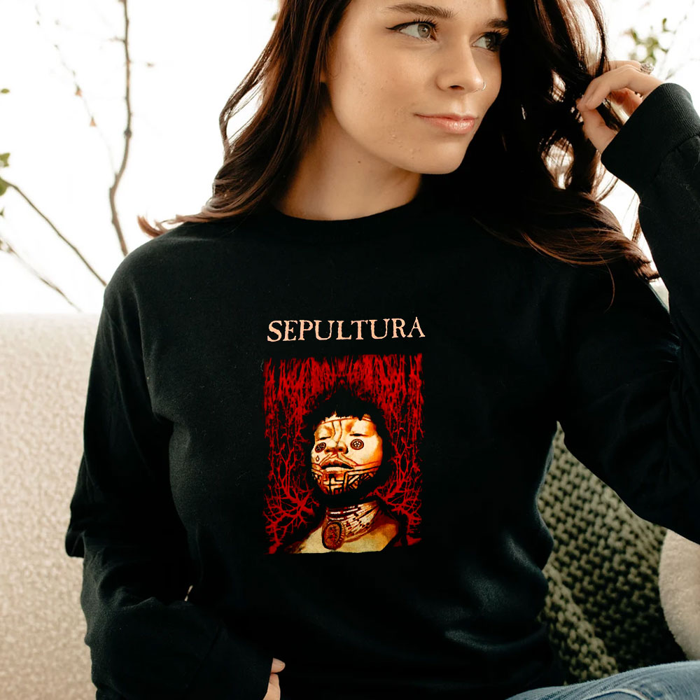 Vintage 1996 Sepultura Roots World Tour Long Sleeve