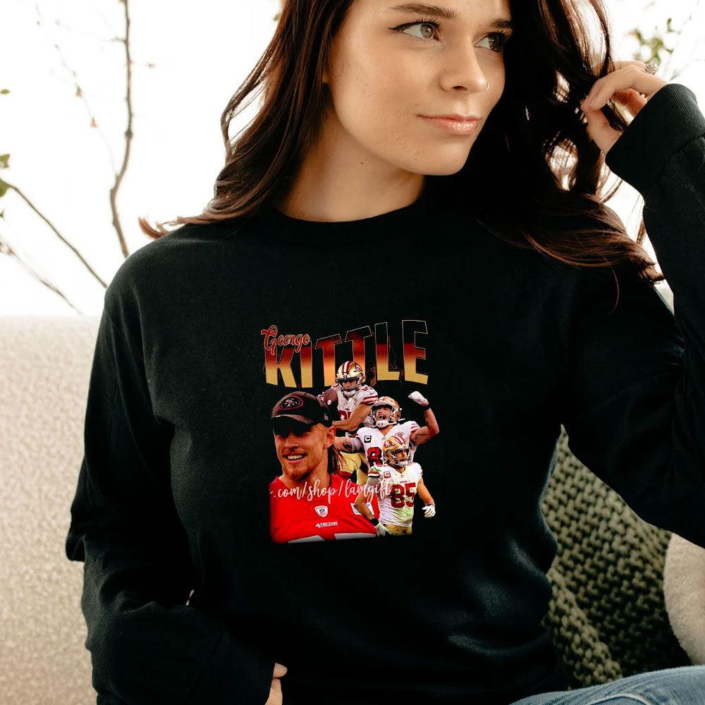 Vintage 90s George Kittle Graphic Long Sleeve