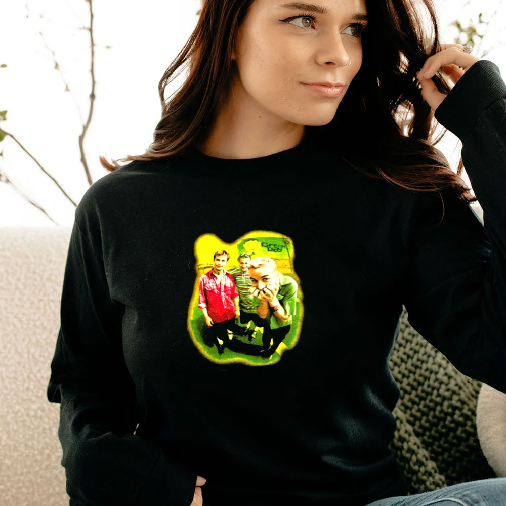 Vintage Album Photo Green Day Long Sleeve