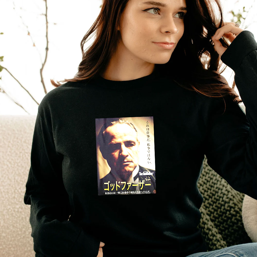 Vintage Crime Movie The Godfather Long Sleeve