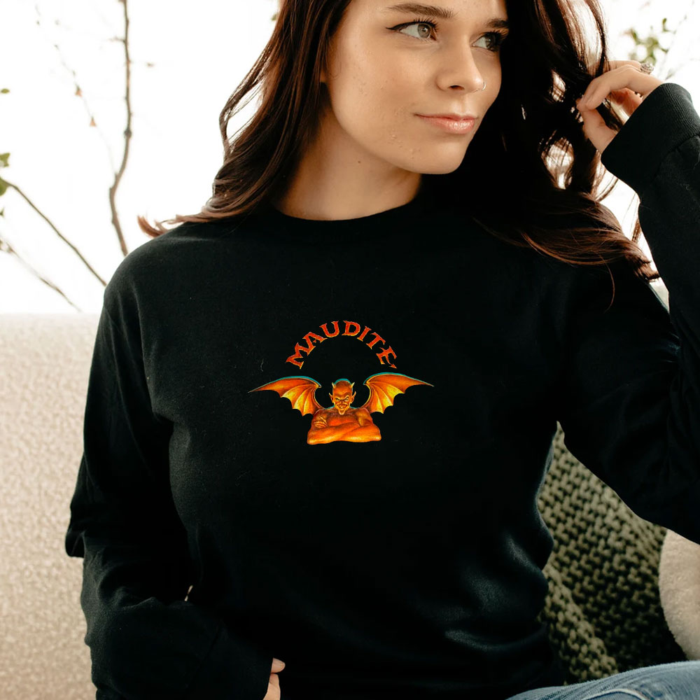 Vintage Devil Maudite Retro Long Sleeve