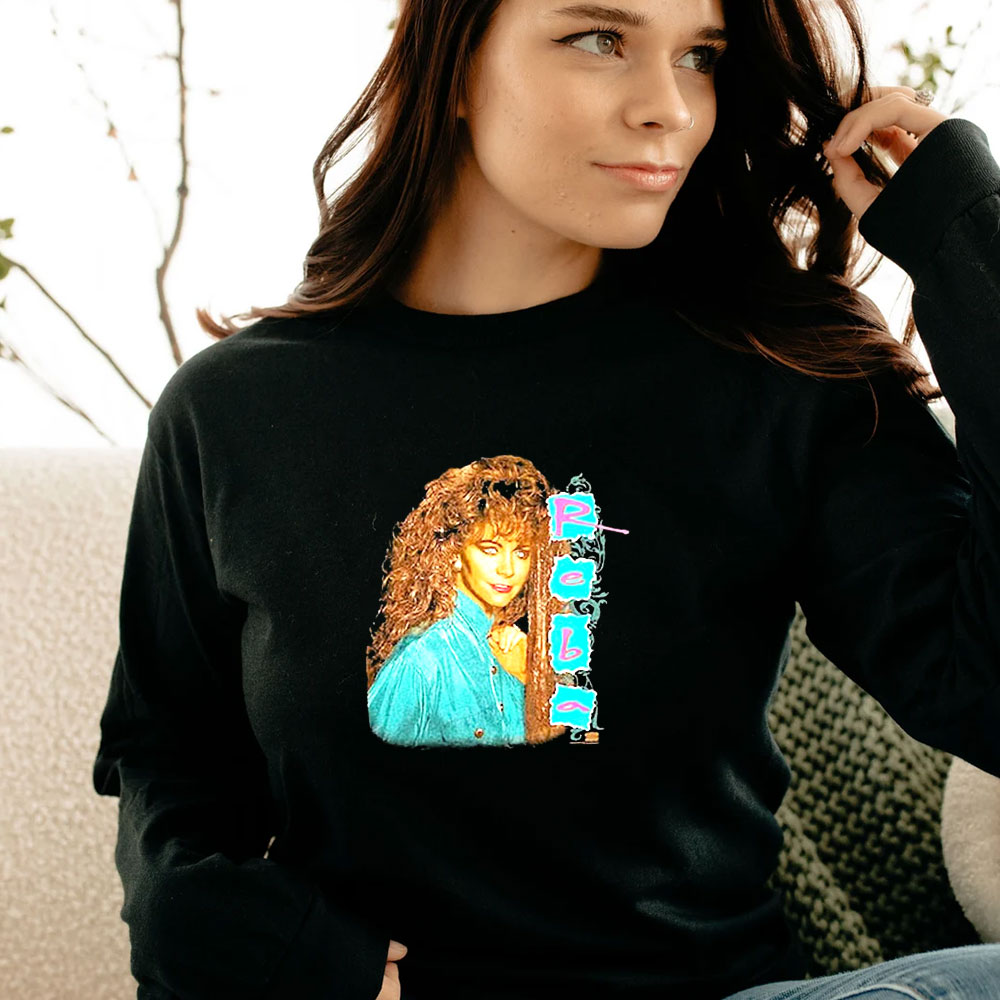 Vintage Music Tour Reba Fancy Long Sleeve