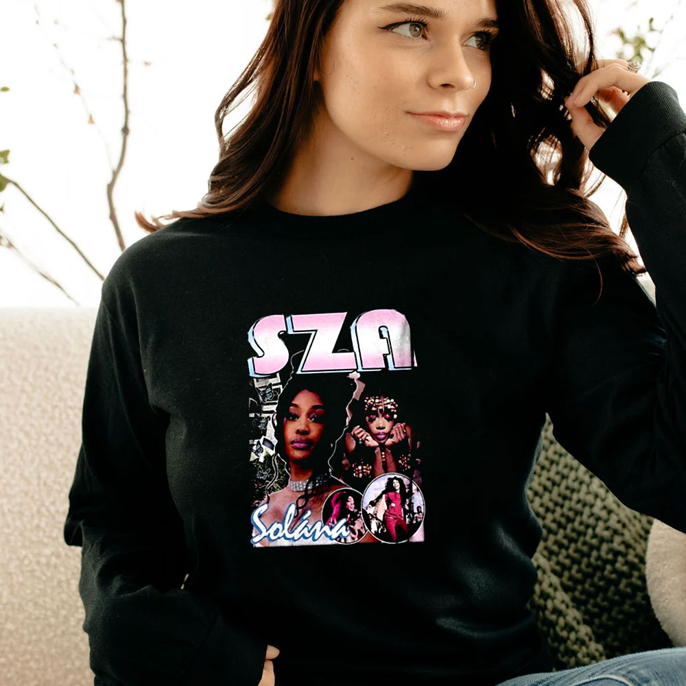 Vintage SZA Blood Stain On My Shirt Album Long Sleeve