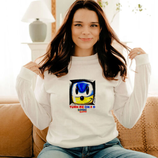 Vintage Sonic The Hedgehog Turn Me On Long Sleeve