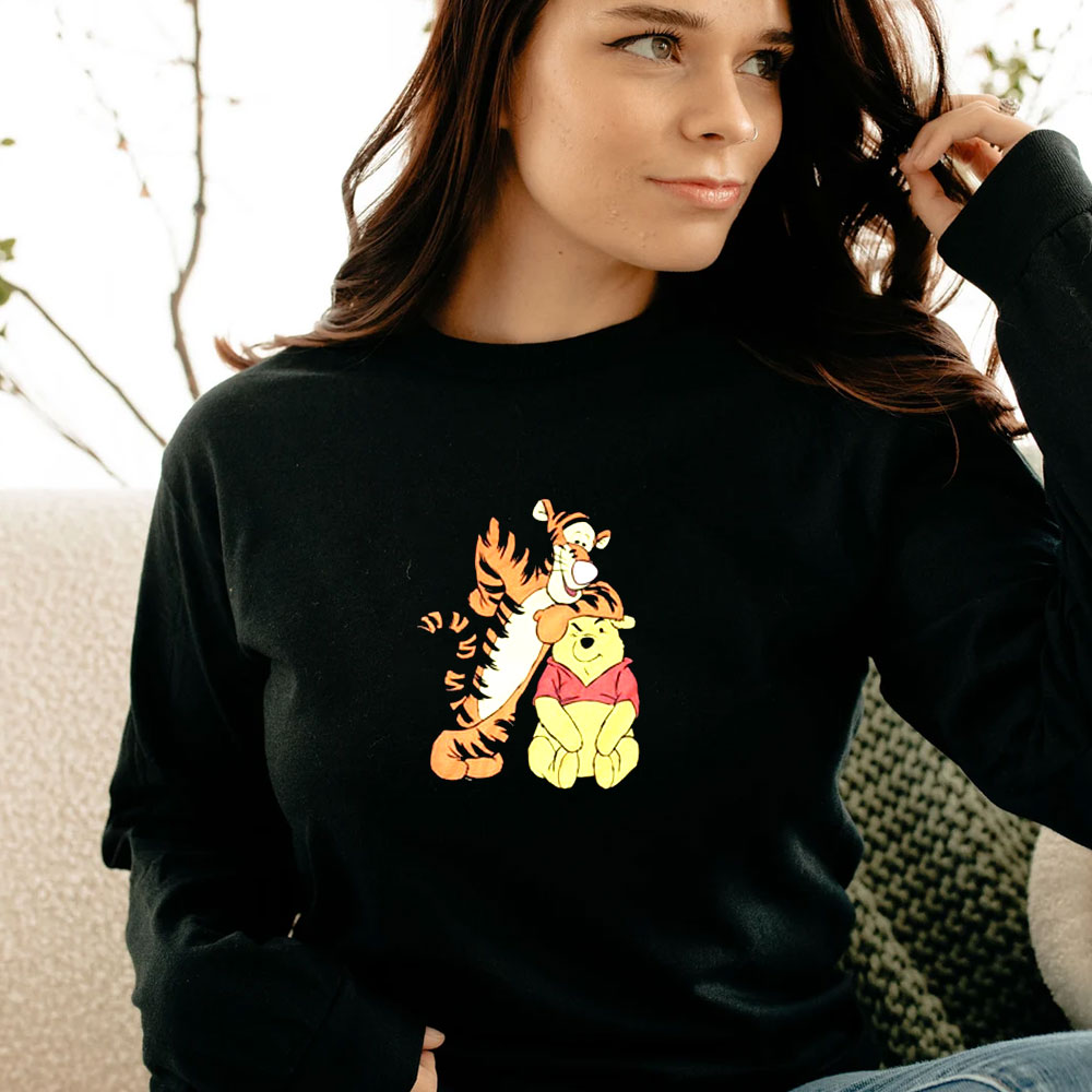 Vintage Winnie The Pooh And Tiger Long Sleeve