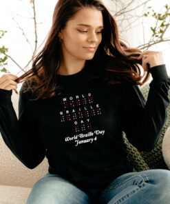 World Braille Day January 4 Long Sleeve